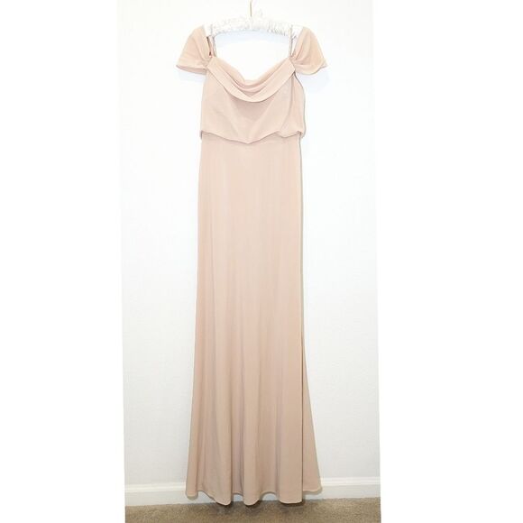 NWT Jenny Yoo Sabine Bridesmaid Dress in Chai - Picture 4 of 13